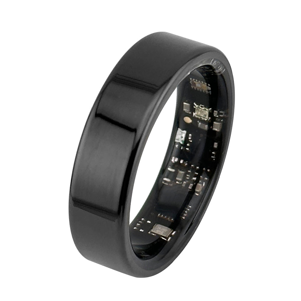 Nume Vitra HR01: Smart Ring with Stress, Sleep & Women's Health #color_Gloss Black