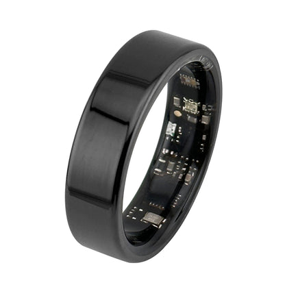 Nume Vitra HR01: Smart Ring with Stress, Sleep & Women's Health #color_Gloss Black