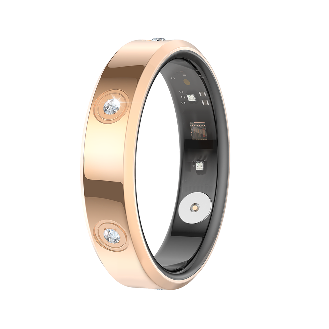 Nume Vitra HR01: Smart Ring with Stress, Sleep & Women's Health #color_luxe gold