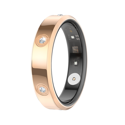 Nume Vitra HR01: Smart Ring with Stress, Sleep & Women's Health #color_luxe gold